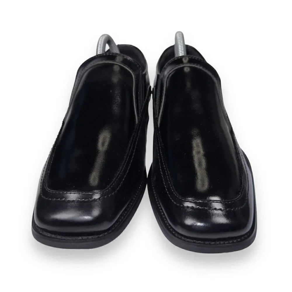 Stacy Adams Felton‎ Square Toe Dress Loafers Black 20113-001 Men's 8M
